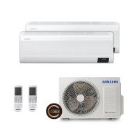 Ar Condicionado Multi Bi Split Inverter WindFree Samsung 2x9000 Btus Quente/Frio 220V Monofásico AJ050AXJ2KH/AZ