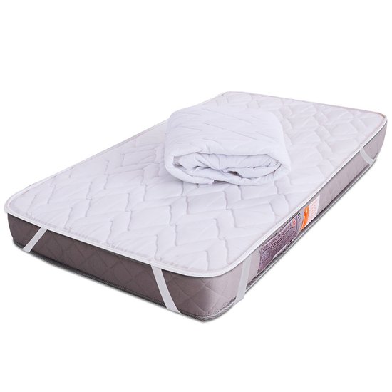 Colchão Berço Americano Antialérgico 130x70x12cm Mais Protetor Impermeável - BF Colchões