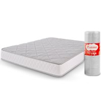 Colchão Casal Espuma D28 A Vácuo Ortopédica Certificada 138x188x17cm Bf Colchões