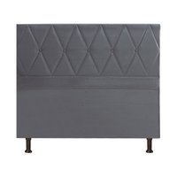 Cabeceira Grafite Cama Box King Js Heloisa 1,95M 1297