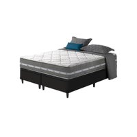 Cama Box Queen + Colchão Molas Ensacadas Miami 158x198x60cm