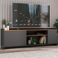 Rack para Tv até 60 Polegadas 2 Portas - Cinza