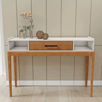 Aparador 1 Gaveta Finestra Milao Off White e freijo 2912BF