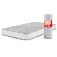 Colchão Solteiro Espuma D33 A Vácuo Ortopédica Certificada 88x188x17cm Bf Colchões