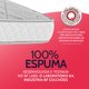 Colchão Solteiro Espuma D33 A Vácuo Ortopédica Certificada 78x188x17cm BF Colchões