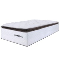 Colchão Solteirão Molas Ensacadas com Pillow Top Extra Conforto 97x203x38cm Premium Sleep BF Colchões
