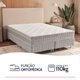 Colchão Solteirão Molas Ensacadas Viscoelástico Espuma Nasa Ortopédico D33 com Pillow 97x203x26 BF Colchões