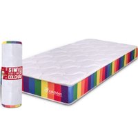 Colchão Solteiro D33 A Vácuo Ortopédico Espuma Certificada 78x188x17cm BF Colchões