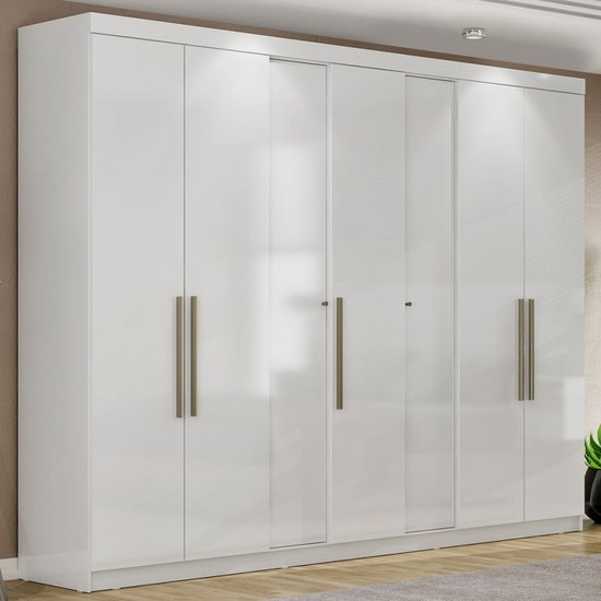 Guarda-Roupa Casal Brooklyn 7 Portas 2 Gavetas