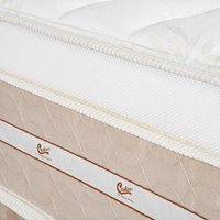 Cama Box + Colchão Castor Casal Silver Star Air One Face Pocket 138x188x59cm