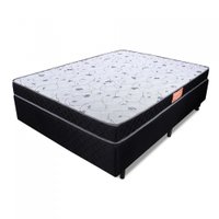 Conjunto Colchão Casal Espuma D33 Anti Alérgico + Box 138x188x54cm BF Colchões
