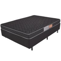 Conjunto Cama Box Casal + Colchão D33 Antialérgico 138x188 BF Colchões
