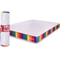 Colchão Viuva D33 A Vácuo Ortopédico Espuma Certificada 128x188x17cm BF Colchões