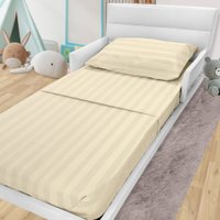 Kit Colchão Minicama + Jg Cama 3P 300 Fios Algodão 148x68CM BF Colchões