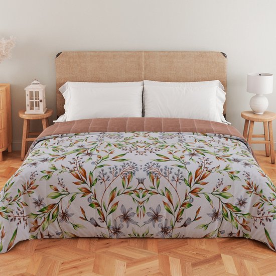 Edredom Casal de Malha 100 Algodão e Plush Dupla Face Antialérgico 235x240cm - BF Colchões