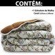 Edredom Casal de Malha 100 Algodão e Plush Dupla Face Antialérgico 235x240cm - BF Colchões