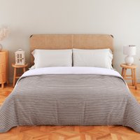 Coberdrom Cobertor Queen Aveludado Manta Soft com Sherpa Dupla Face 220X260cm - BF Colchões