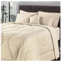 Edredom 300 Fios 100% Algodão Casal / Queen 270x240cm - Marfim BF