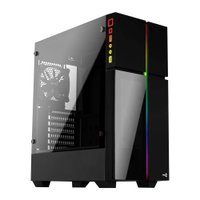 Gabinete Gamer Playa Aerocool Preto Mid Tower RGB