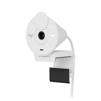 Webcam Logitech Brio 300 Branco 1080p com Microfone
