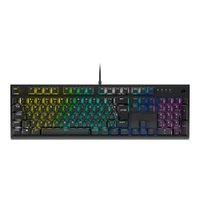 Teclado USB Corsair Gamer Mecânico K60 Preto Cherry Viola RGB