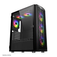Gabinete Gamer Redragon Bluestreak Preto GC-MA211 Mid Tower