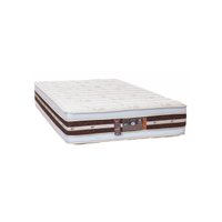 Colchão Castor Solteiro Silver Star Air Double Face Híbrido 100x200x34cm - Marrom