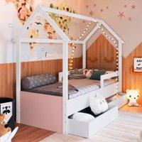 Cama Infantil Montessoriana 2 Gavetas