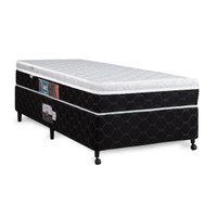 Cama Box + Colchão Castor Solteiro Montblanc One Face D33 88x188x52cm