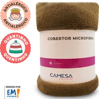 Manta Cobertor Queen 220x240cm Microfibra Soft Macia Camesa