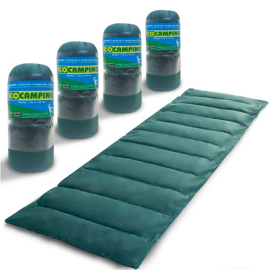 Kit 4 Colchonete Multiuso Solteiro Ginastica Yoga Exercício Academia Camping 190x60cm FA Maringá