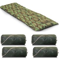 Kit 4 Colchonete Multiuso Solteiro Ginastica Yoga Exercício Academia Camping Camuflado 190x60cm - Emcompre
