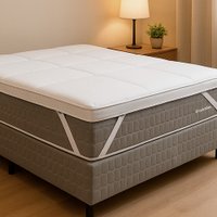 Pillow Top Manta Premium Solteiro Ultra Macio de Fibra Siliconada Antialérgico BF Colchões