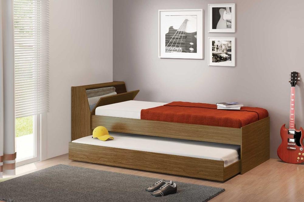 Cama Solteiro Bicama Ditália BB-28 Diamond