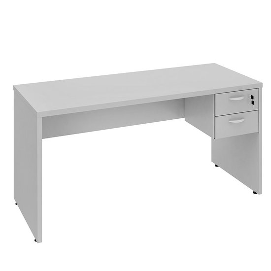 Mesa Retangular WEB1262 120cm com Gavetas Suspensas Web Office