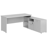 Mesa Dinâmica WEB1716 Com Armário Lateral Web Office