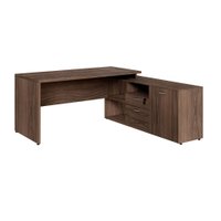 Mesa Dinâmica WEB1716 Com Armário Lateral Web Office