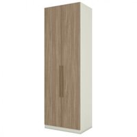 Guarda Roupa Henn 2 Portas Com Cabideiro - Areia