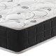 Colchão Solteiro Espuma D70/D28 Atlanta Branco 88x188x17cm Dupla Face Bordado