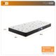 Colchão Solteiro Espuma D70/D28 Atlanta Branco 88x188x17cm Dupla Face Bordado