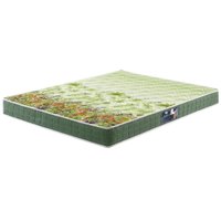Colchão Queen Size Espuma D70/D28 Atlanta Verde 158x198x17cm Dupla Face Bordado
