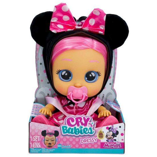 Boneca Dressy Minnie Cry Babies Multikids - BR2079