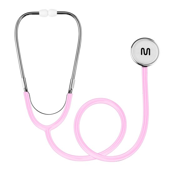Estetoscópio Cabeça Simples Rosa Multi Saúde - HC686