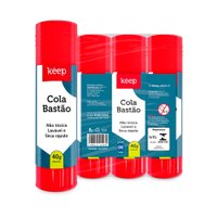 Cola Bastão 40 gramas Shrink com 6 Unidades Keep - EI136