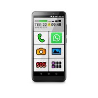 Celular do Idoso com letras e ícones grandes 32GB Dual Chip SOS - OB055