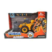Megaformers Guardian - Robô Trator Amarelo Multikids - BR2023
