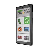 Celular do idoso ObaSmart com internet e WhatsApp fácil de usar SOS 32GB Android - Obabox OB055
