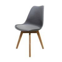 Cadeira para Sala de Jantar Saarinen Cinza