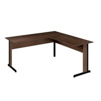 Mesa em L WEB0333 com Pé Metálico 160x160cm Web Office Málaga