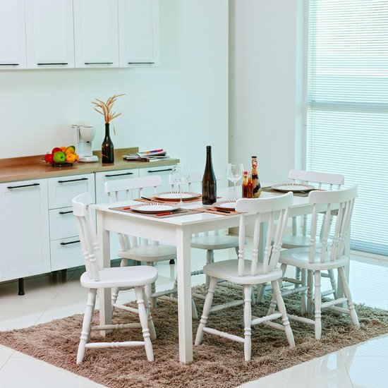 Mesa de Jantar Ditália com 6 Cadeiras JA-225